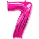 Фольгированный шар «Цифра 7» Фуше